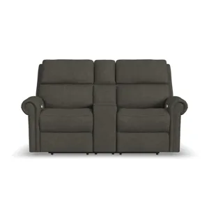 Power Reclining Loveseat with Console, Power Headrests & Lumbar