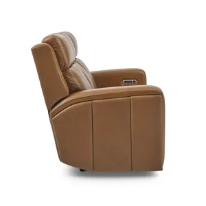 Power Reclining Sofa with Power Headrests & Lumbar
