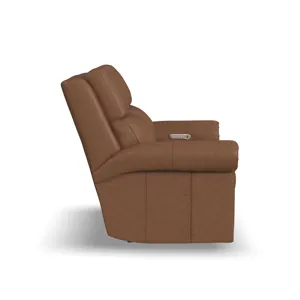 Power Reclining Loveseat with Power Headrests & Lumbar