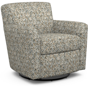 Kingman Fabric Swivel Glider
