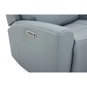 Power Reclining Sectional with Power Headrest & Lumbar