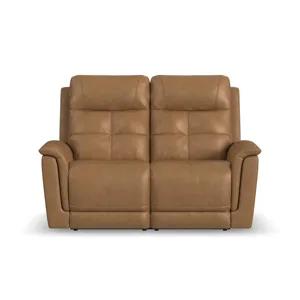 Power Reclining Loveseat with Power Headrest, Lumbar, Heat & Massage