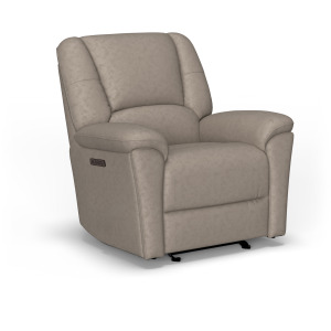 Plush Power Gliding Recliner with Power Headrest & Lumbar