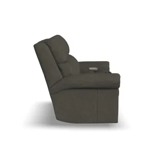 Power Reclining Loveseat with Console, Power Headrests & Lumbar