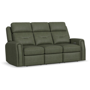 Felix Power Reclining Sofa with Power Headrest, Lumbar, Heat & Massage