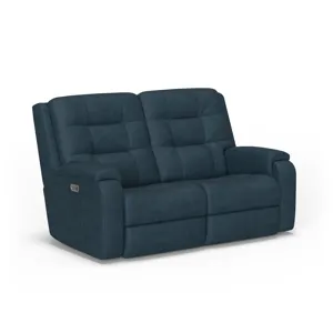 Power Reclining Loveseat with Power Headrests & Lumbar