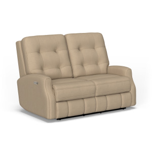 Devon Power Reclining Loveseat with Power Headrests