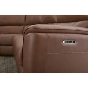 Power Reclining Sectional with Power Headrests & Lumbar