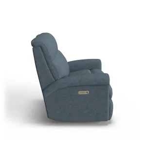 Power Reclining Loveseat with Console & Power Headrests