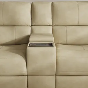 Power Reclining Sectional with Power Headrest & Lumbar