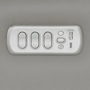 Power Reclining Sofa with Console, Power Headrest, Lumbar, Heat & Massage