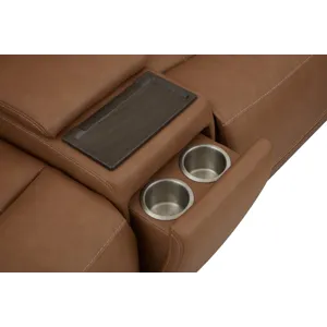 Power Reclining Sectional with Power Headrests & Lumbar