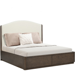Athens Queen Upholstered Storage Bed