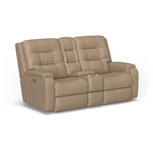 Arlo Power Reclining Loveseat with Console & Power Headrests & Lumbar