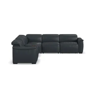 Power Reclining Sectional with Power Headrest