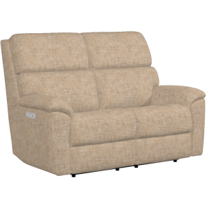 Porter Power Reclining Loveseat with Console, Power Headrest, & Lumbar