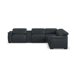 Power Reclining Sectional with Power Headrest