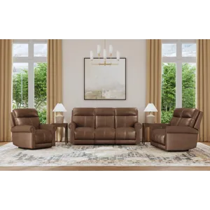Power Reclining Loveseat with Power Headrest & Lumbar