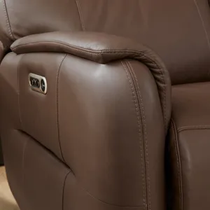 Power Gliding Recliner with Power Headrest