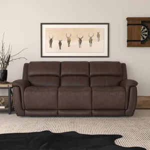 Power Reclining Sofa with Power Headrests