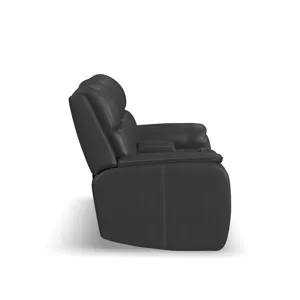 Power Reclining Loveseat with Console, Power Headrest, Lumbar, Heat & Massage