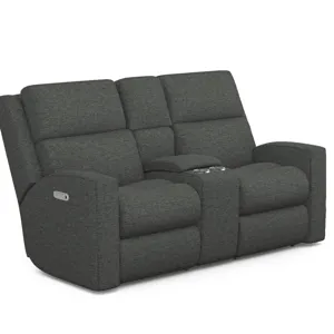 Score Power Reclining Loveseat with Console & Power Headrests & Lumbar