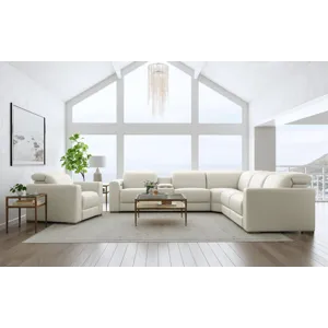 Power Reclining Sectional with Power Headrests