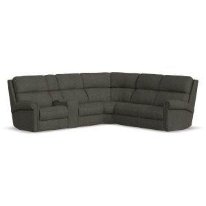 Bernard Power Reclining Sectional w/ Power Headrest & Lumbar