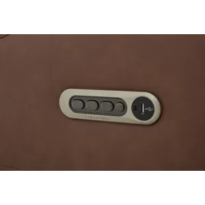 Power Reclining Sofa with Console, Power Headrest & Lumbar