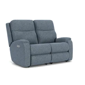 Power Reclining Loveseat with Power Headrests & Lumbar