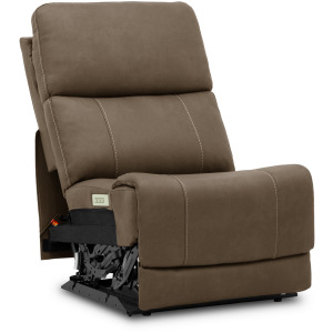 Carter Armless Power Recliner with Power Headrest & Lumbar