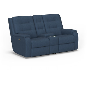 Arlo Power Reclining Loveseat with Console & Power Headrests & Lumbar