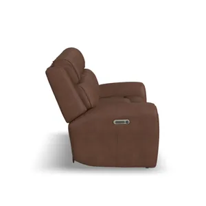 Power Reclining Loveseat with Console, Power Headrest & Lumbar
