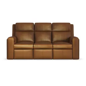 Power Reclining Sofa with Power Headrests & Lumbar