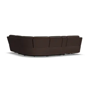 Power Reclining Sectional with Power Headrest & Lumbar