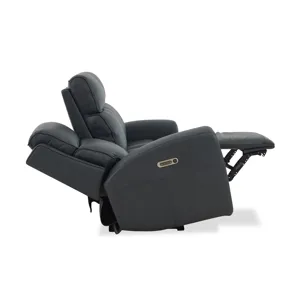 Power Reclining Sofa with Console, Power Headrest & Lumbar