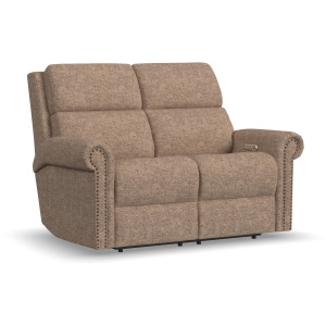 Bernard Power Reclining Loveseat with Power Headrest & Lumbar