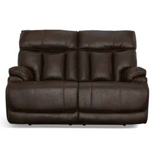 Power Reclining Loveseat with Power Headrests & Lumbar