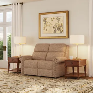 Power Reclining Loveseat with Power Headrest & Lumbar