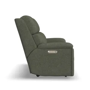 Power Reclining Loveseat with Console, Power Headrest, & Lumbar