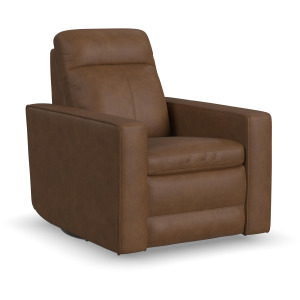 Dutch Power Swivel Gliding Recliner with Power Headrest, Lumbar, Heat & Massage