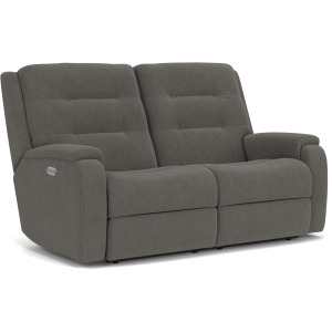 Arlo Power Reclining Loveseat with Power Headrests