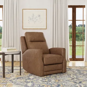 Power Gliding Recliner with Power Headrest and Lumbar