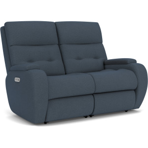 Strait Power Reclining Loveseat with Power Headrests
