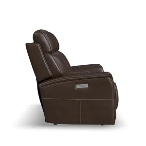 Power Reclining Loveseat with Console, Power Headrest & Lumbar