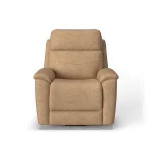 Power Swivel Gliding Recliner with Power Headrest & Lumbar