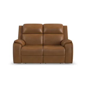 Ziggy Power Reclining Loveseat with Power Headrest, Lumbar, Heat & Massage