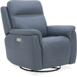 Sawyer Swivel Glider with Power Headrest, Lumbar, Heat & Massage