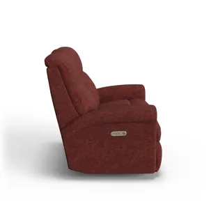 Power Reclining Loveseat with Console & Power Headrests