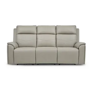 Power Reclining Sofa with Console, Power Headrest, Lumbar, Heat & Massage